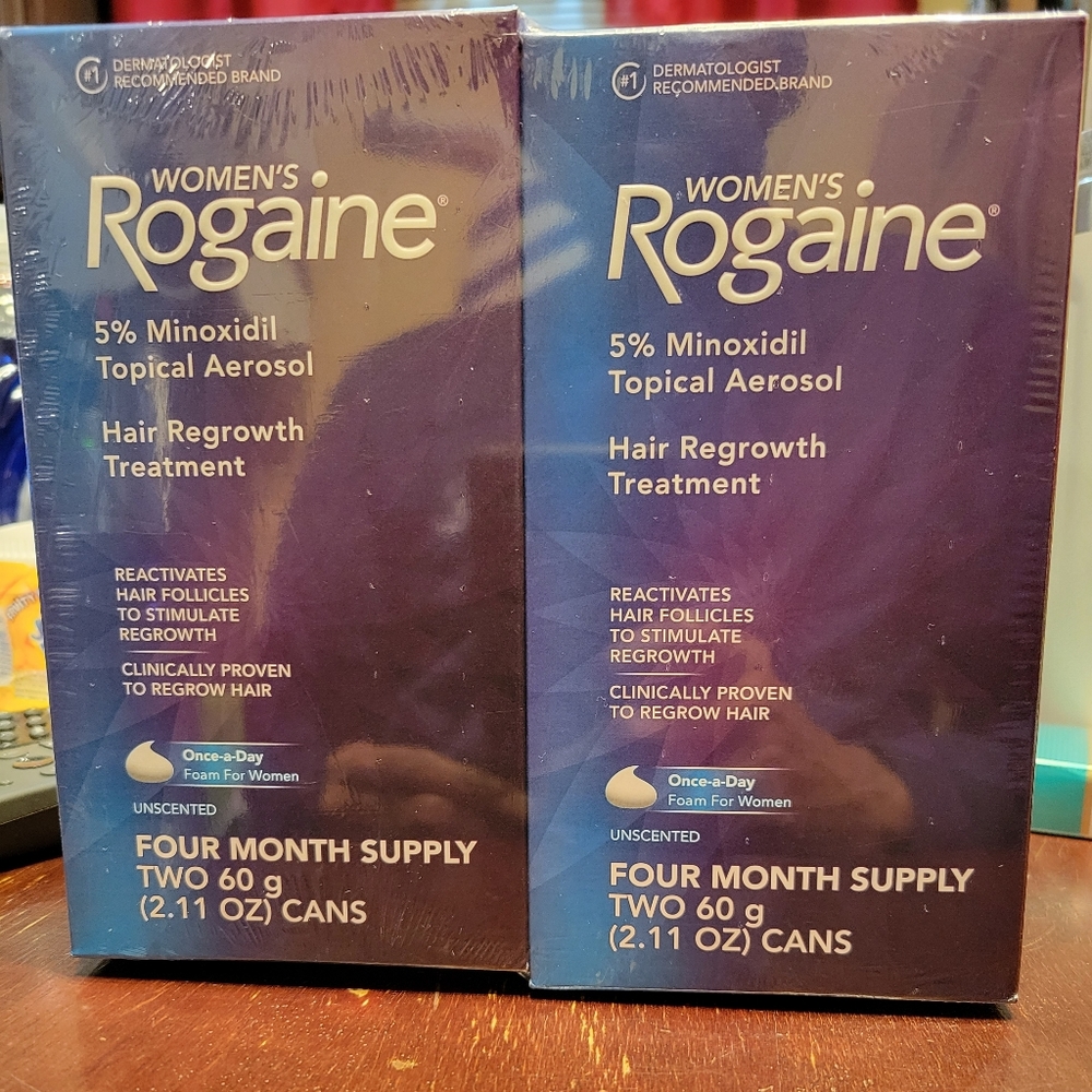 Women's Rogaine hair grow